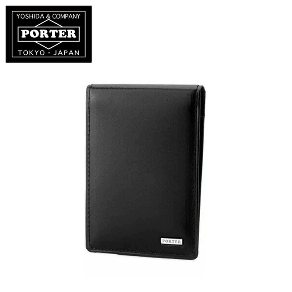 吉田包 PORTER 波特包 悠遊卡夾 黑色【PORTER SHEEN】月票夾 | 皮革 | 日本必買 | 日本樂天熱銷
